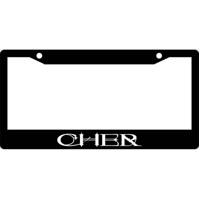 Cher License Plate Frame