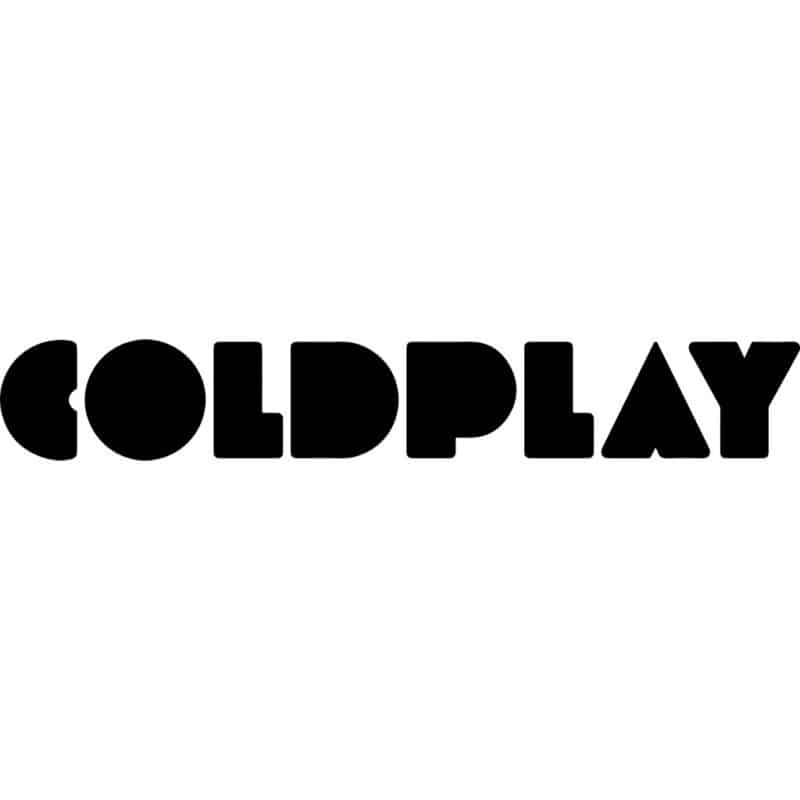 Coldplay Band Logo Decal Sticker