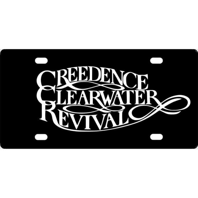 Creedence Clearwater Revival License Plate