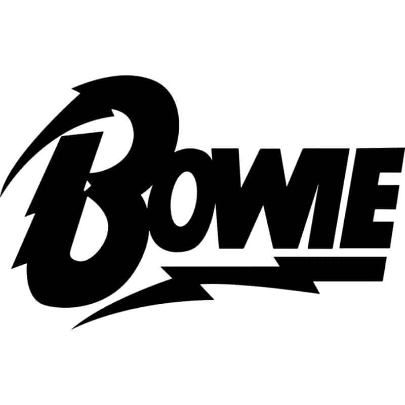 David Bowie Logo Decal Sticker