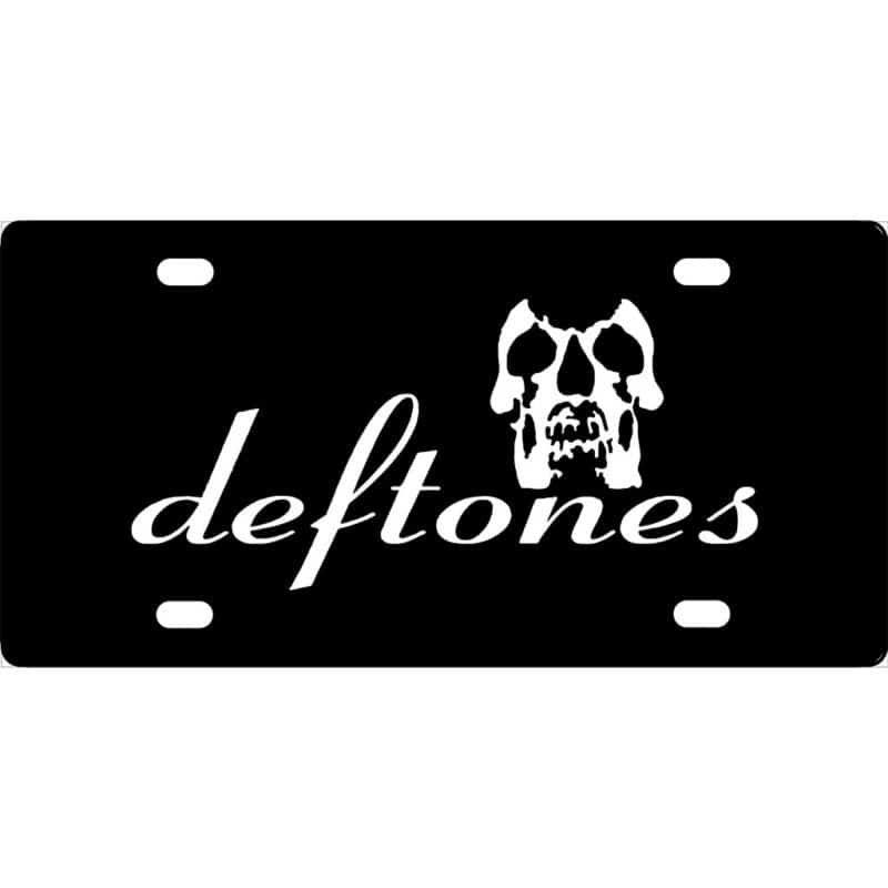 Deftones License Plate