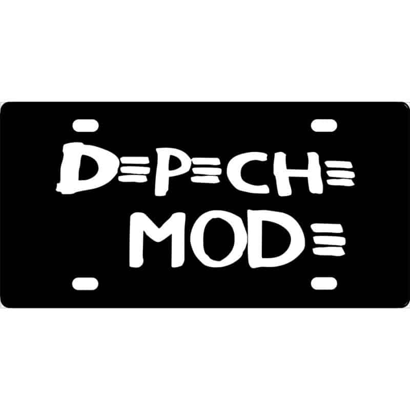 Depeche Mode License Plate