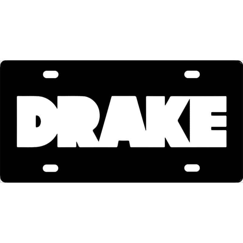 Drake License Plate