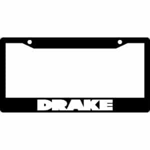 Drake License Plate Frame