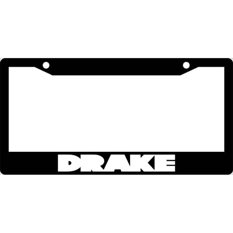 Drake License Plate Frame