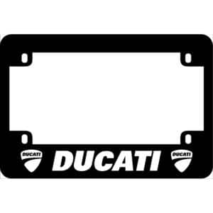 Ducati Motorcycles Logo-Motorcycle License Frame