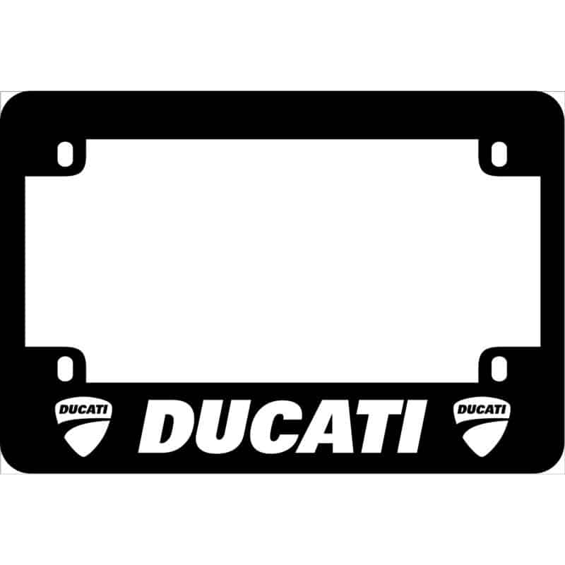 Ducati Motorcycles Logo-Motorcycle License Frame