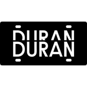 Duran Duran License Plate