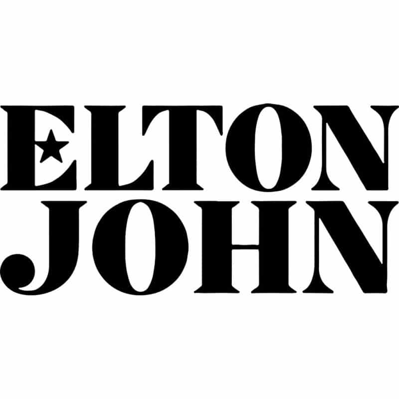 Elton John Decal Sticker