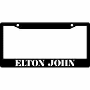 Elton John License Plate Frame