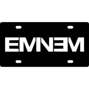 Eminem Logo License Plate