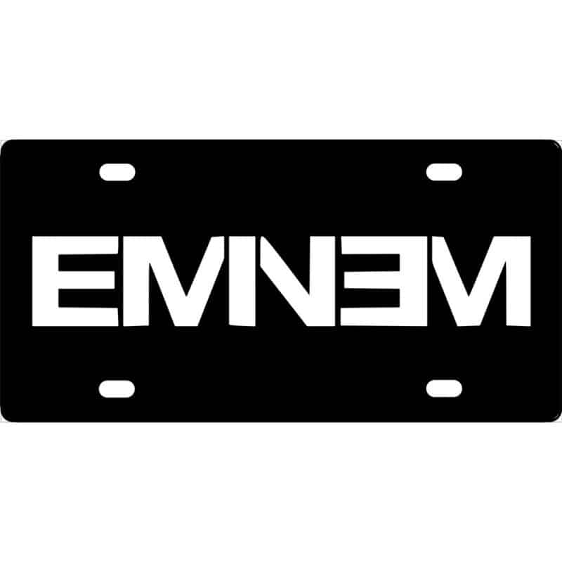 Eminem Logo License Plate