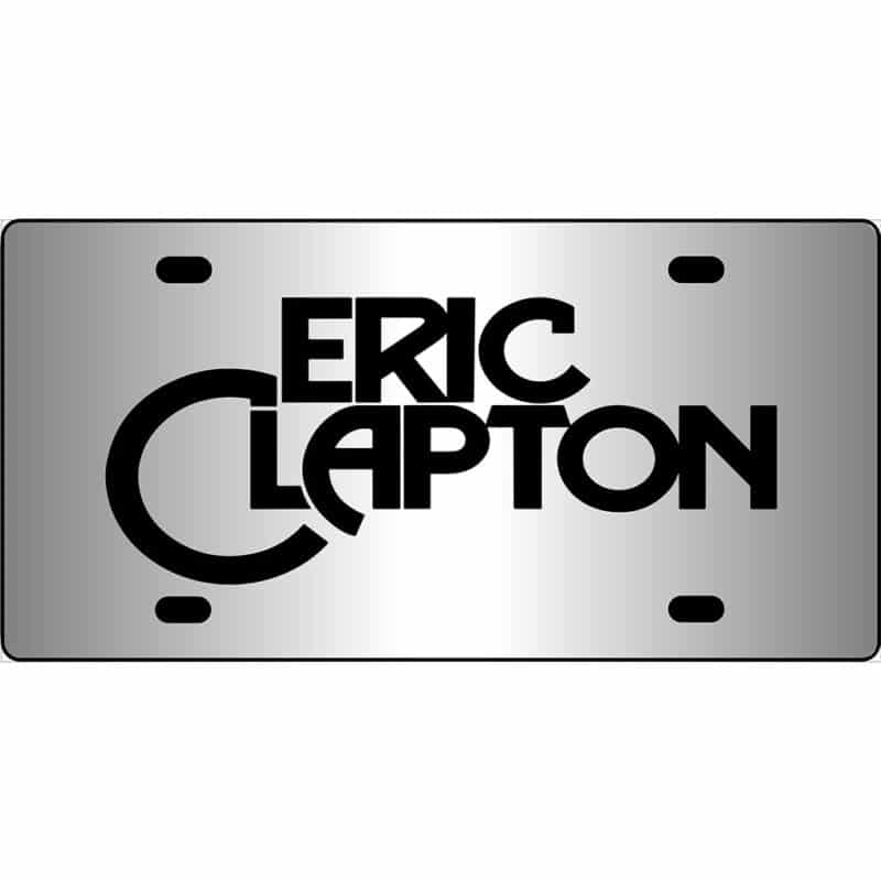 Eric Clapton Mirror License Plate