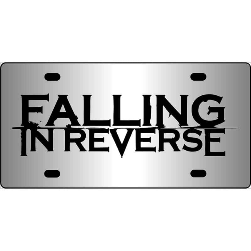 Falling In Reverse Mirror License Plate