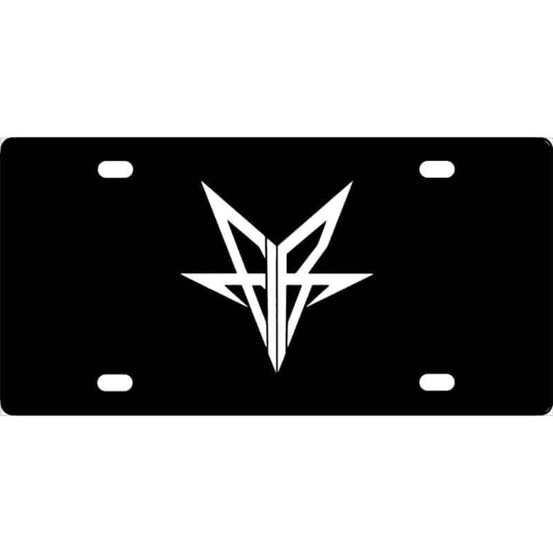 Falling In Reverse Symbol License Plate