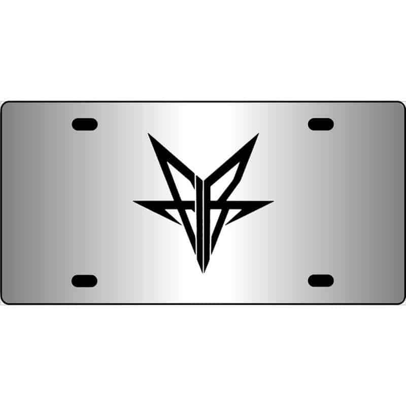 Falling In Reverse Symbol Mirror License Plate