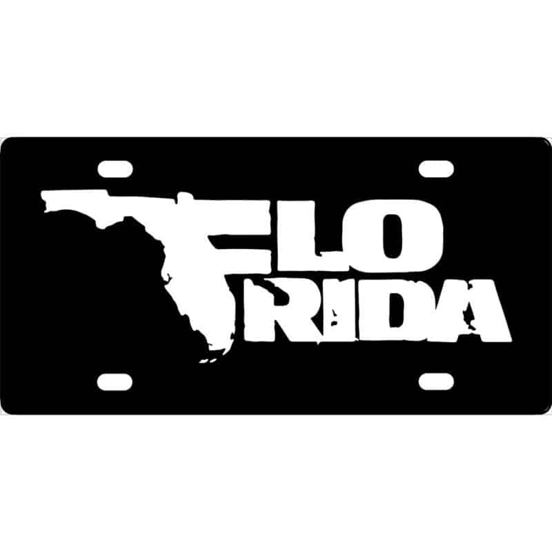 Flo Rida License -Plate