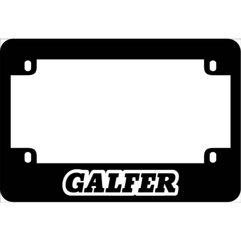 Galfer Logo Motorcycle License Frame