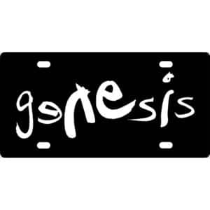 Genesis Band Logo License Plate