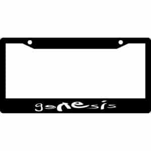 Genesis Band Logo License Plate Frame