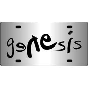 Genesis Band Logo Mirror License Plate