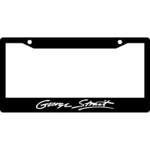 George Strait License Plate Frame