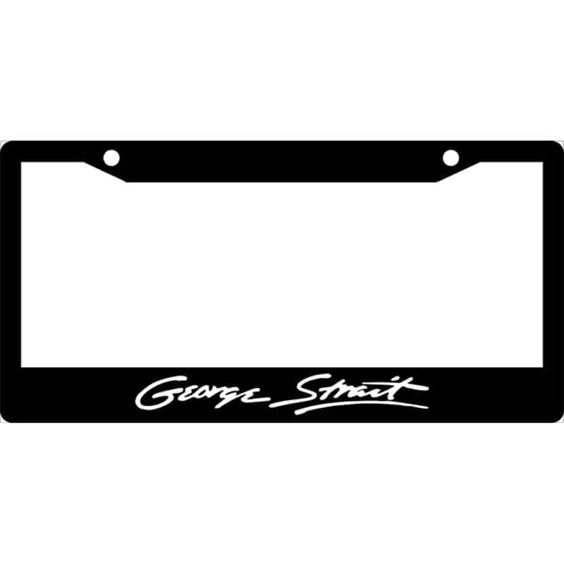 George Strait License Plate Frame