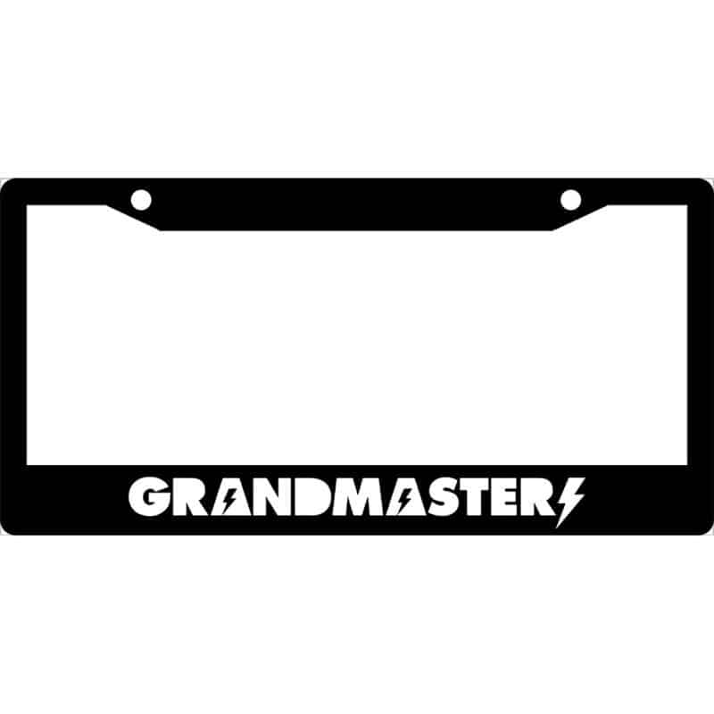 Grandmaster Flash License Plate Frame