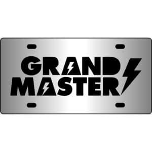 Grandmaster Flash Mirror License Plate