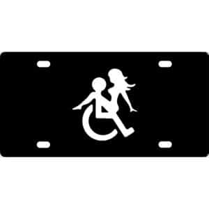 Handicap Sex License Plate