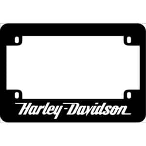 Harley Davidson Motorcycle License Frame