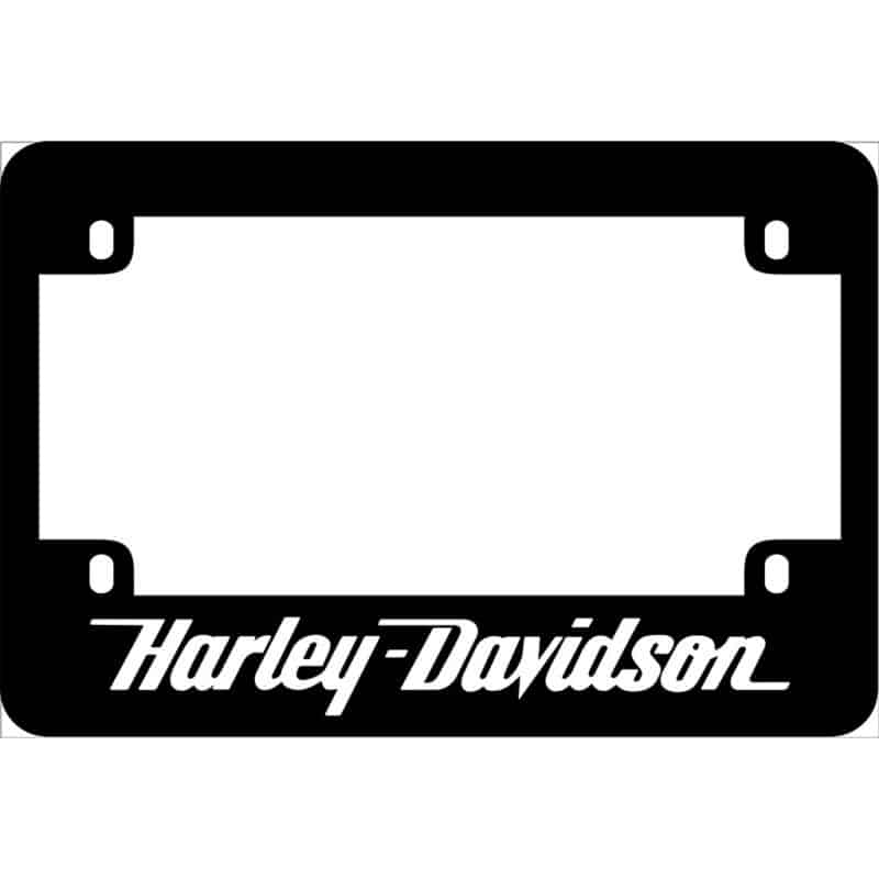 Harley Davidson Motorcycle License Frame