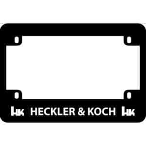 Heckler Koch Motorcycle License Frame