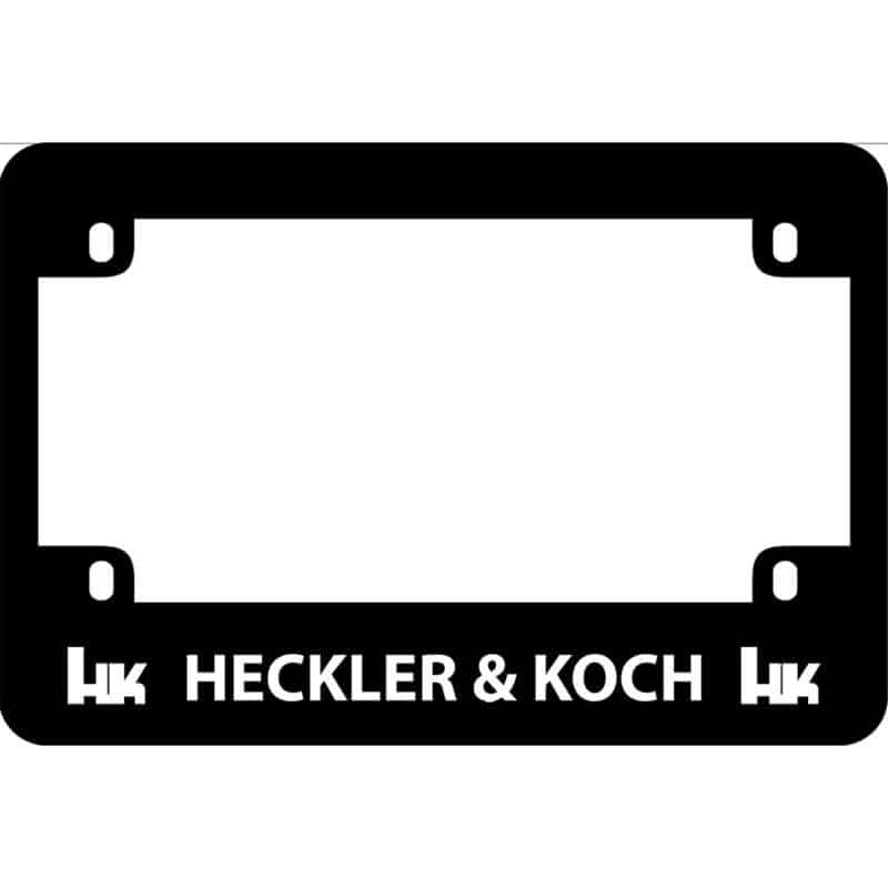 Heckler Koch Motorcycle License Frame