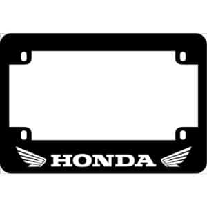 Honda Motorcycles Logo Motorcycle License Frame