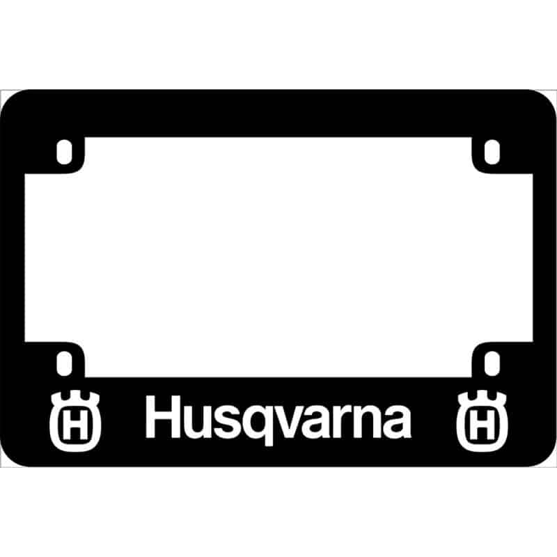 Husqvarna Logo Motorcycle License Frame