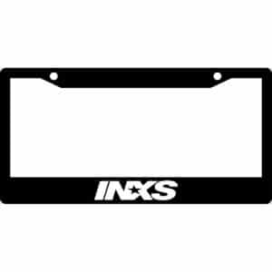 INXS Band Logo License Plate Frame