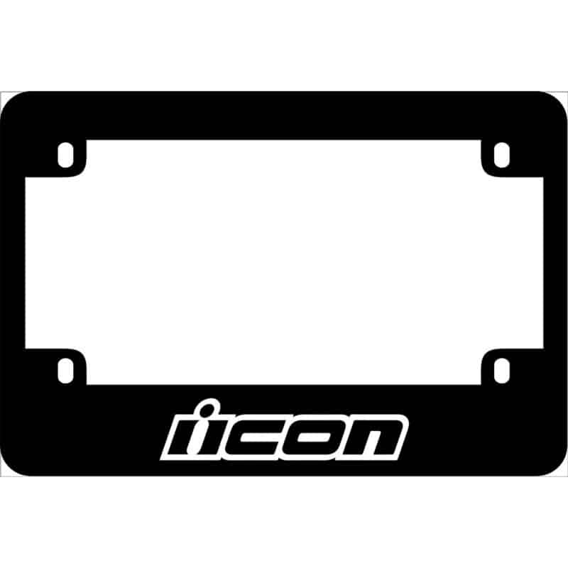 Icon Motorsports Motorcycle License Frame