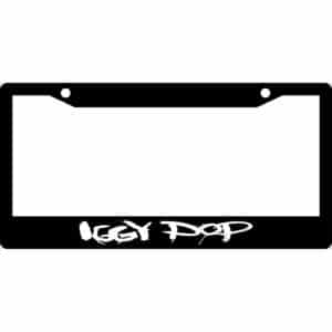 Iggy Pop License Plate Frame