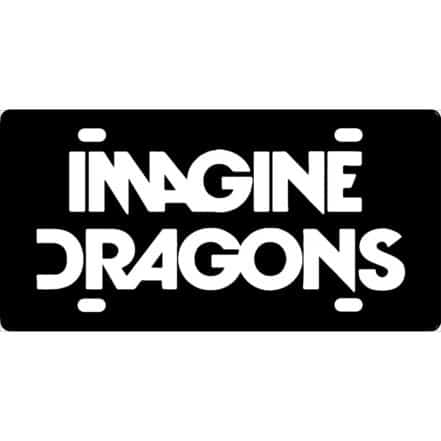 Imagine Dragons - Aluminum Novelty License Plate