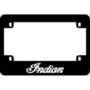 Indian Motorcycles Logo Motorcycle License Frame