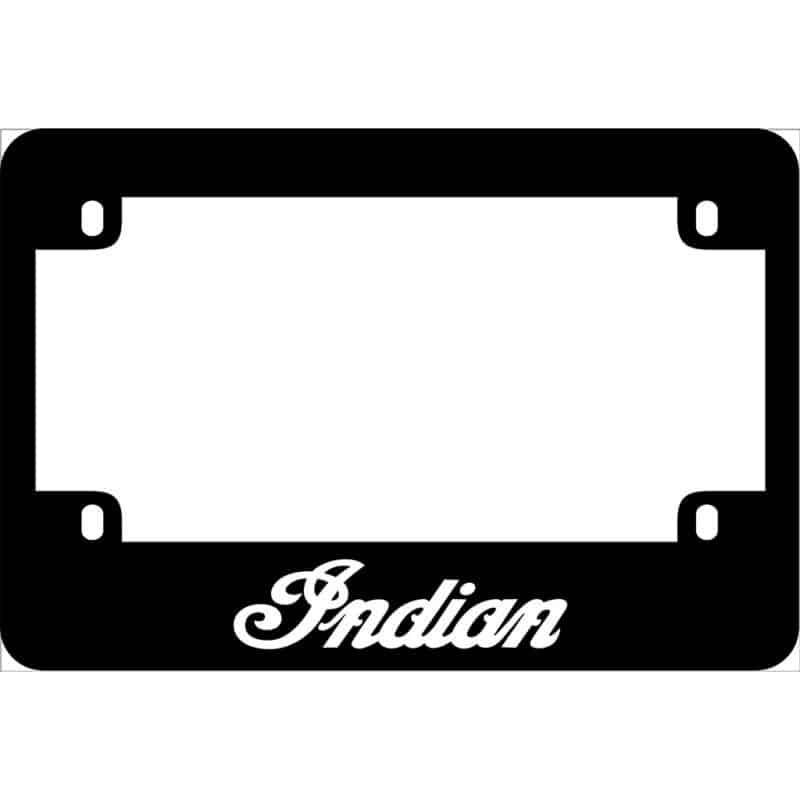 Indian Motorcycles Logo Motorcycle License Frame