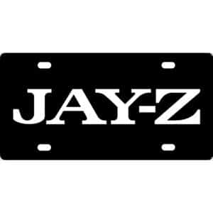 Jay-Z License Plate