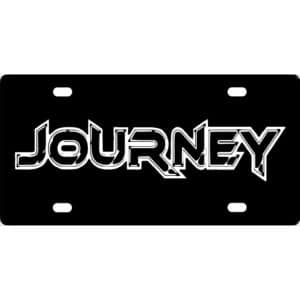 Journey Band Logo License Plate