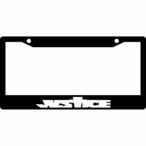 Justin Bieber Justice License Plate Frame