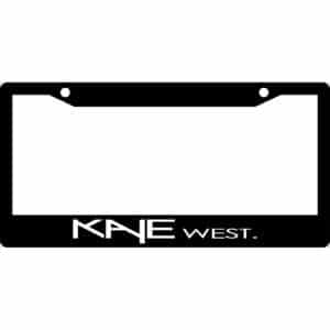 Kanye West License Plate Frame