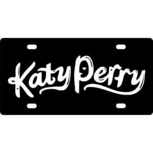Katy Perry License Plate