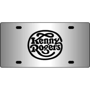 Kenny Rogers Mirror License Plate