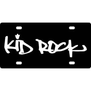 Kid Rock Logo License Plate