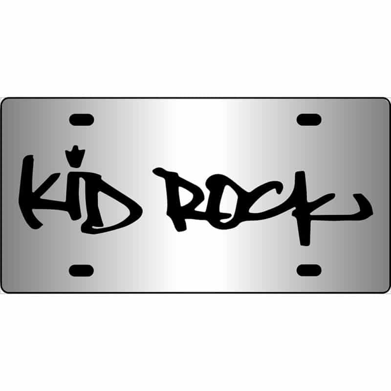 Kid Rock Logo Mirror License Plate